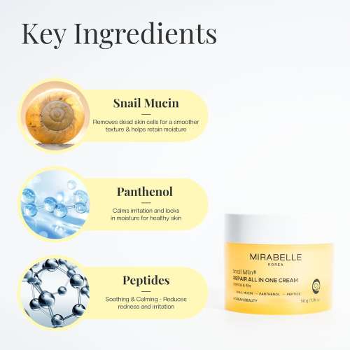 Mirabelle: Snail Miin Repair All In One Cream