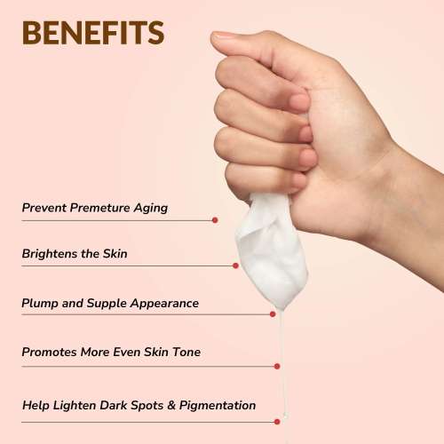 Mirabelle: Glossy skin facial sheet mask Pack of 10 