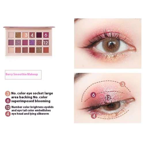 kindlife: Nude Eyeshadow Palette - Shimmer & Matte Finish with Versatile Colors