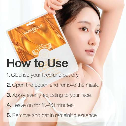 Mirabelle: Gold-Collagen Hydrogel Mask
