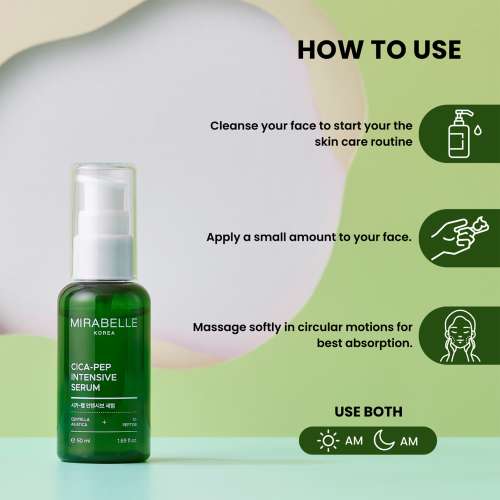 Mirabelle: Cica + Peptide Intensive Face Wash