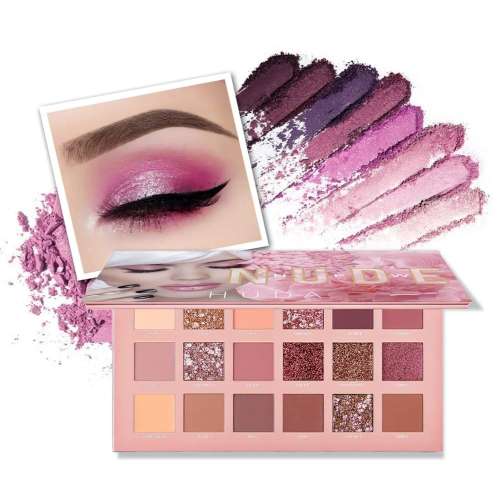 kindlife: Nude Eyeshadow Palette - Shimmer & Matte Finish with Versatile Colors