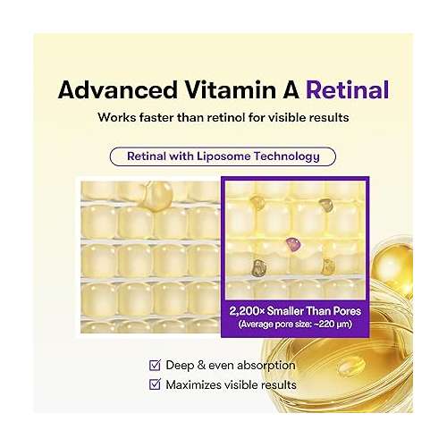 VT Cosmetics: Retinal Peptide Capsule Cream | Retinal | Anti-Aging | Peptide | Fine Lines & Wrinkles | 50ml
