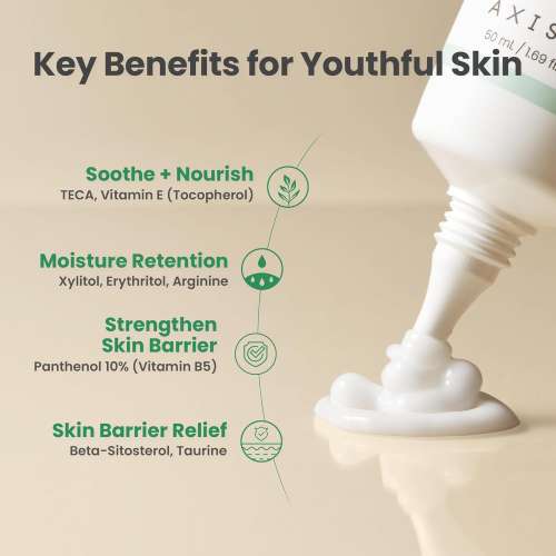 AXIS-Y: Panthenol 10 Skin Smoothing Shield Cream | Skin Barrier Shield | Smoothing | Deep Hydration | 50ml