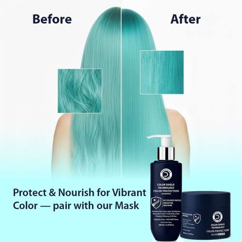 Dermistry: Sulphate Free Color Protection Shampoo for Smoothening Shine of Chemical Heat Treated Hair 200ml