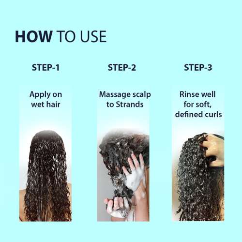 Dermistry: Curl Defining Shampoo Hyaluronic Acid Keratin for Hydration Curly Hair Frizz Control 200ml
