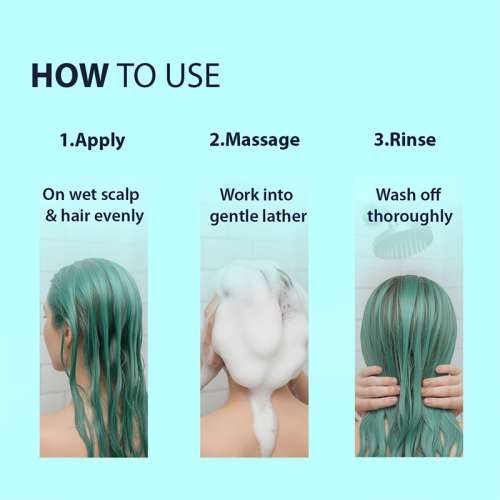 Dermistry: Sulphate Free Color Protection Shampoo for Smoothening Shine of Chemical Heat Treated Hair 200ml