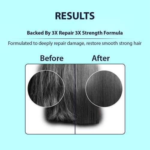 Dermistry: Keratin Argan Oil Protein Hair Mask for Damage Repair Breakages Split Ends Dry Dull Hair 200ml