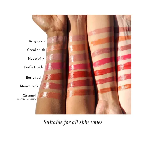 RAS Luxury Oils: Oh-So-Luxe Tinted Liquid Lip Balm In Caramel Nude I Am Serene - 3.2ml