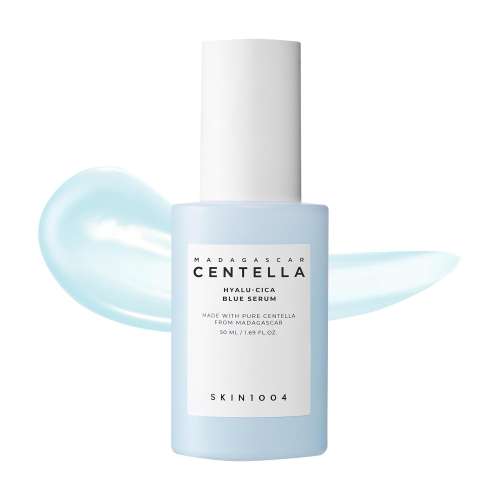 SKIN1004: Madagascar Centella Hyalu-Cica Blue Serum  | Calming Care | Sensitive Skin | Hydrating | Glow Boost | 50ml