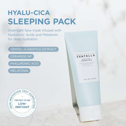 SKIN1004: Madagascar Centella Hyalu-Cica Sleeping Pack  | Calming Care | Sensitive Skin | 100ml