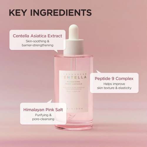 SKIN1004: Madagascar Centella Poremizing Fresh Ampoule  | Calming Care | Sensitive Skin | Hydrating | Glow Boost | 100ml