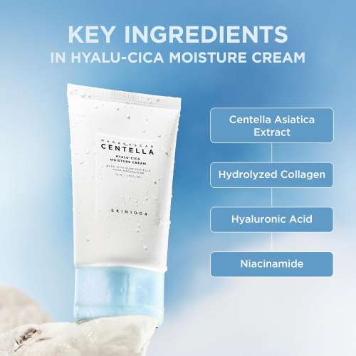 SKIN1004: Madagascar Centella Hyalu-Cica Moisture Cream  | Calming Care | Sensitive Skin | Moisturizer | Barrier Support | 75ml