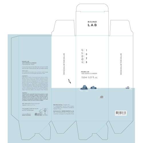 Round Lab: 1025 Dokdo Cleanser  150ml