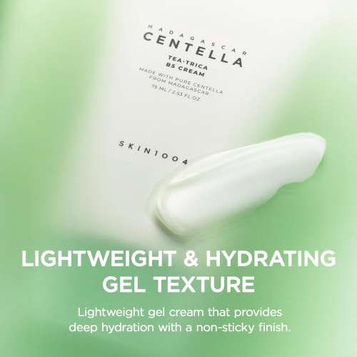 SKIN1004: Madagascar Centella Tea Trica B5 Cream | Calming Care | Sensitive Skin | Moisturizer | Barrier Support | 75Ml