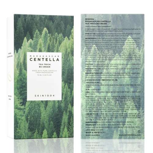 SKIN1004: Madagascar Centella Tea Trica B5 Cream | Calming Care | Sensitive Skin | Moisturizer | Barrier Support | 75Ml