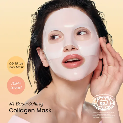 Biodance: Bio Collagen Real Deep Overnight Mask | Intense Hydration | Glow Care | Skin Soothing | Texture Care | Pack of 2 | 34g each