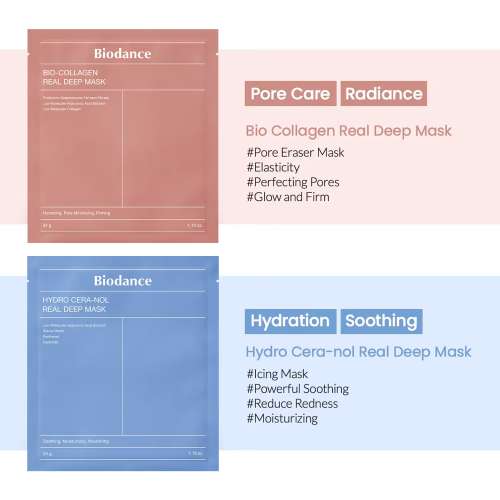 Biodance: Collagen & Hydra Boost Sheet Mask Combo | Pack of 4