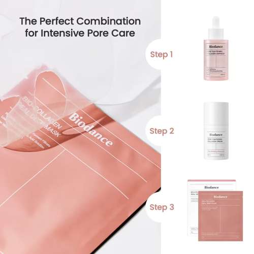 Biodance: Bio Collagen Real Deep Overnight Mask | Intense Hydration | Skin Soothing | Texture Care | Pack of 4 | 34g each