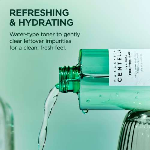 SKIN1004: Madagascar Centella Tea-Trica Purifying Toner  | Calming Care | Sensitive Skin | Hydrating Toner | Skin Soothing | 210ml
