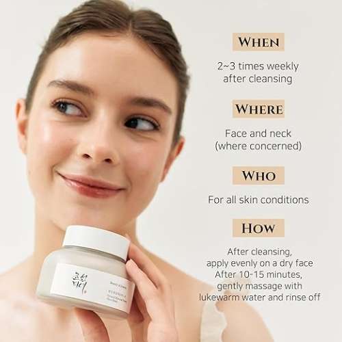 Beauty of Joseon: Ground Rice and Honey Glow Mask – Wash Off Mask | Mask