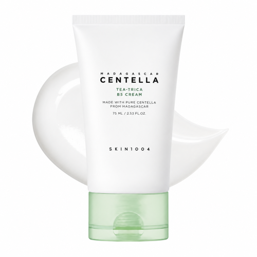 SKIN1004: Madagascar Centella Tea Trica B5 Cream | Calming Care | Sensitive Skin | Moisturizer | Barrier Support | 75Ml