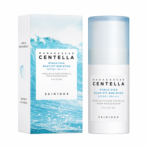 SKIN1004: Madagascar Centella Hyalu-Cica Silky-Fit Sun Stick | UV Protection | Daily Sunscreen | 7gm
