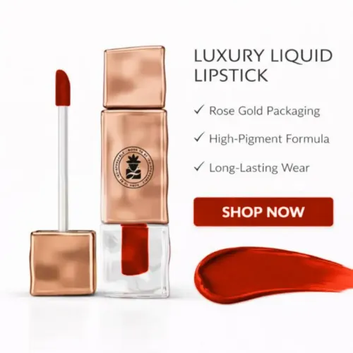 BOBI: Velvet Matte Liquid Lipstick KISS | Flattering Lip Color | Velvet Matte Finish | Lightweight Formula | Smooth & Comfortable Wear | 2.5ml