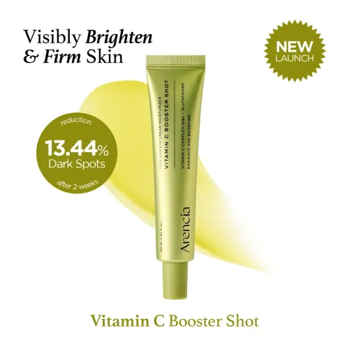 Arencia: Vitamin C Booster Shot Serum with 5% Dual Vitamin C + Glutathione For Dark Spot Care | Dark Spot Care | Brightening | 30ml