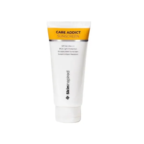 SkinInspired: Care Addict Hyaluronic Acid Sunscreen | SPF 50 PA++++ | Hydrating Sunscreen | 50gm