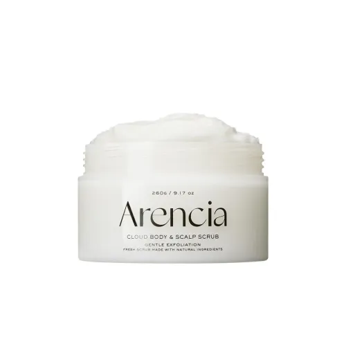 Arencia: Fresh Cloud Body & Scalp Scrub White Tea & Neroli | Exfoliating | Scalp Care | 260gm