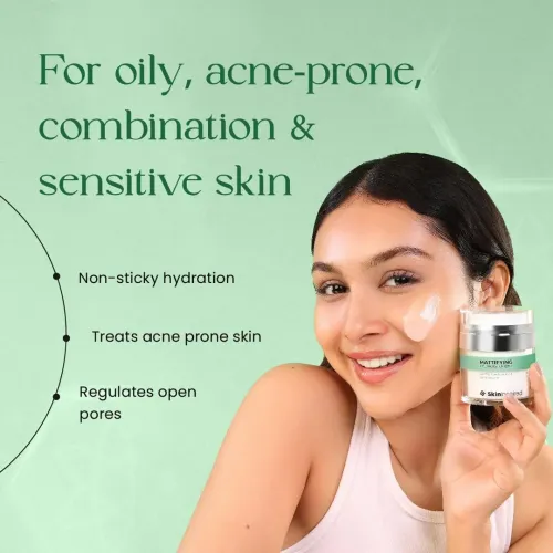 SkinInspired: Mattifying Gel Based Moisturizer | Oil Control | Lightweight Hydrating Gel | 50gm