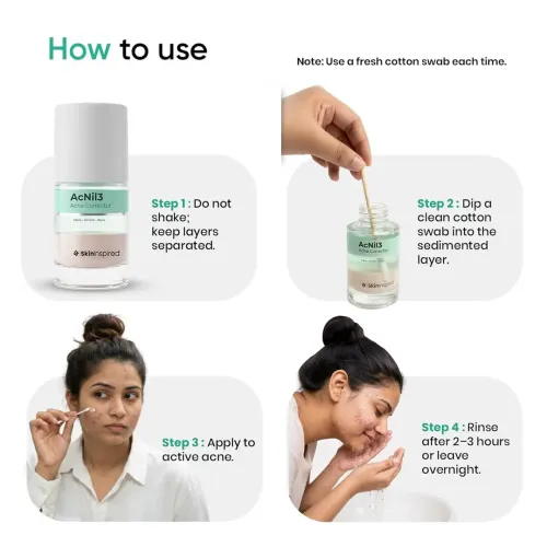SkinInspired: AcNil3 Rapid Spot Corrector | Acne Spot Treatment | Pimple & Blemish Corrector | 12ml