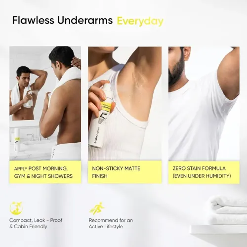 SkinInspired: Under Arm Serum Mist | Brightening & Odour Control | Hydrating Underarm Care | 100ml