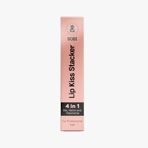 BOBI: 4 in1 Lip Kiss Stacker Pink Play Liquid Lipstick | Pink-Toned Lip Shades | 4-in-1 Lipstick Stack | Velvet Matte Finish | Highly Pigmented | 8ml