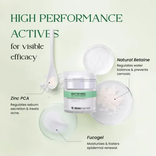 SkinInspired: Mattifying Gel Based Moisturizer | Oil Control | Lightweight Hydrating Gel | 50gm