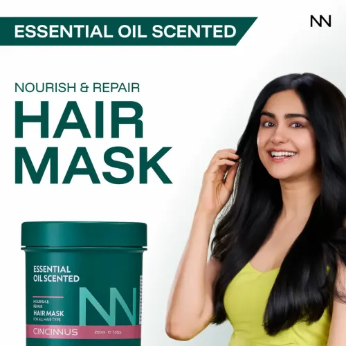 CINCINNUS: Essential Oil Scented Nourish And Repair Hair mask For All Hair Type 200ml