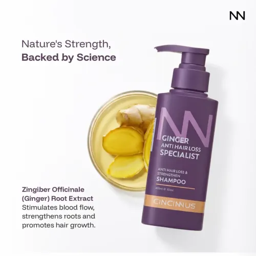 CINCINNUS: Ginger Anti Hair Loss & Strengthening Shampoo 300ml