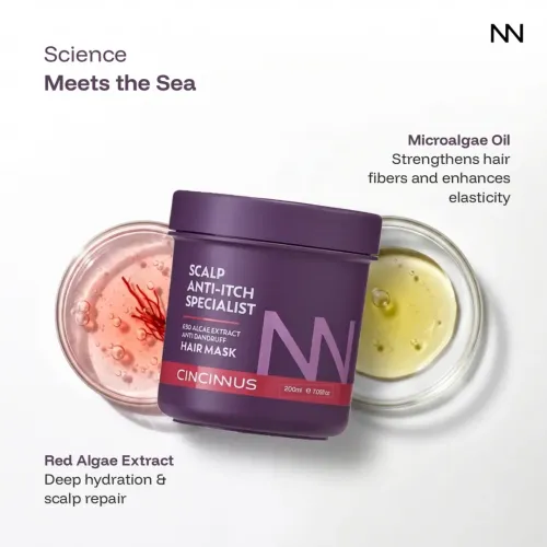 CINCINNUS: Red Algae Extract Anti Dandruff Hair mask 200ml
