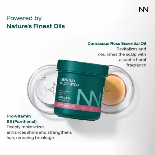 CINCINNUS: Essential Oil Scented Nourish And Repair Hair mask For All Hair Type 200ml