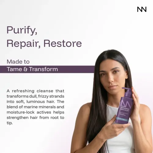 CINCINNUS: Black Algae Extract Frizz Repair Shampoo 300ml