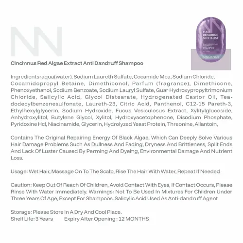 CINCINNUS: Frizz Repair Conditioner (Black Algae Extract) 20ml