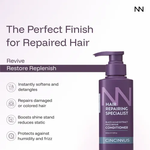 CINCINNUS: Black Algae Extract Frizz Repair Conditioner 300ml