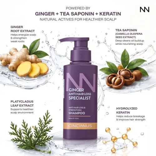 CINCINNUS: Ginger Anti Hair Loss & Strengthening Shampoo 300ml