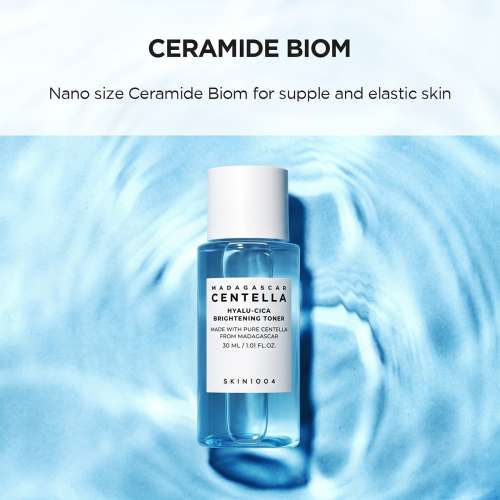 SKIN1004: Madagascar Centella Hyalu-Cica Brightening Toner  | Calming Care | Sensitive Skin | Hydrating Toner | Skin Soothing | 30ml