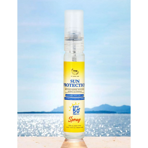 TNW - The Natural Wash: The Natural Wash Sun Protection SPF 50 Spray Mini | Broad Spectrum UVA/UVB Protection | Lightweight & Non-Greasy Sunscreen Spray | Travel Size | Pack of 2 x 10ml (20ml)