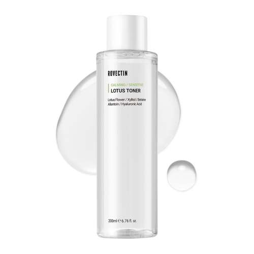 Rovectin: Calming Lotus Toner | Hydrating & Soothing Face Toner | Pore Refining | Refreshing Skincare | 200ml
