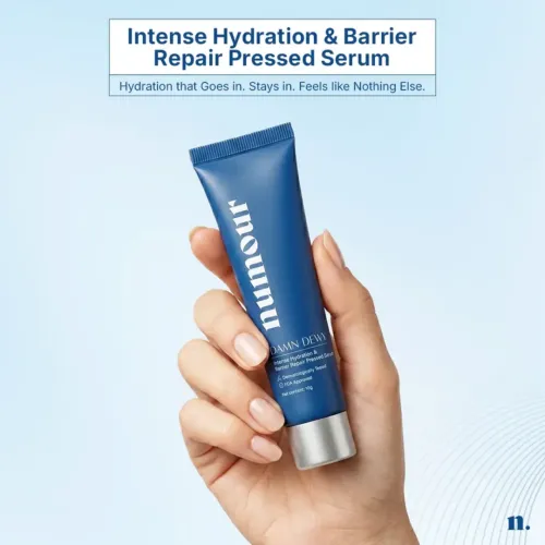 Numour: Damn Dewy Intense Hydration & Barrier Repair| Pressed Serum| Travel Pack | 10gm