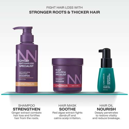 CINCINNUS: Ginger Anti Hair Loss & Strengthening Shampoo 500ml
