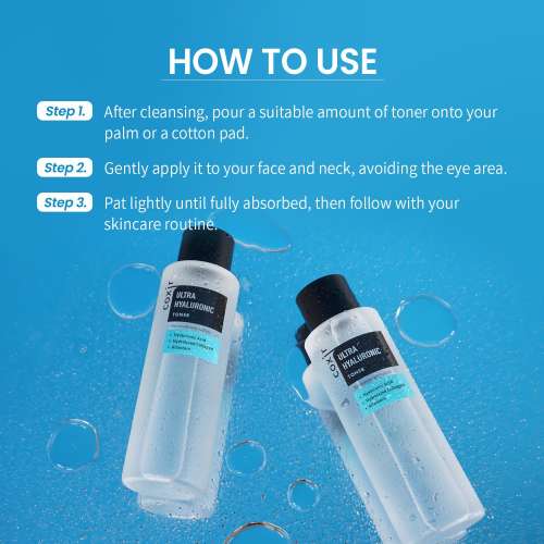 Coxir: Ultra Hyaluronic Toner | Intense Hydration | Skin Plumping | Moisture Barrier Support | 150ml